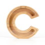 Aberto Design HAKUMC Alcancía Decorativa Marrón y Blanco